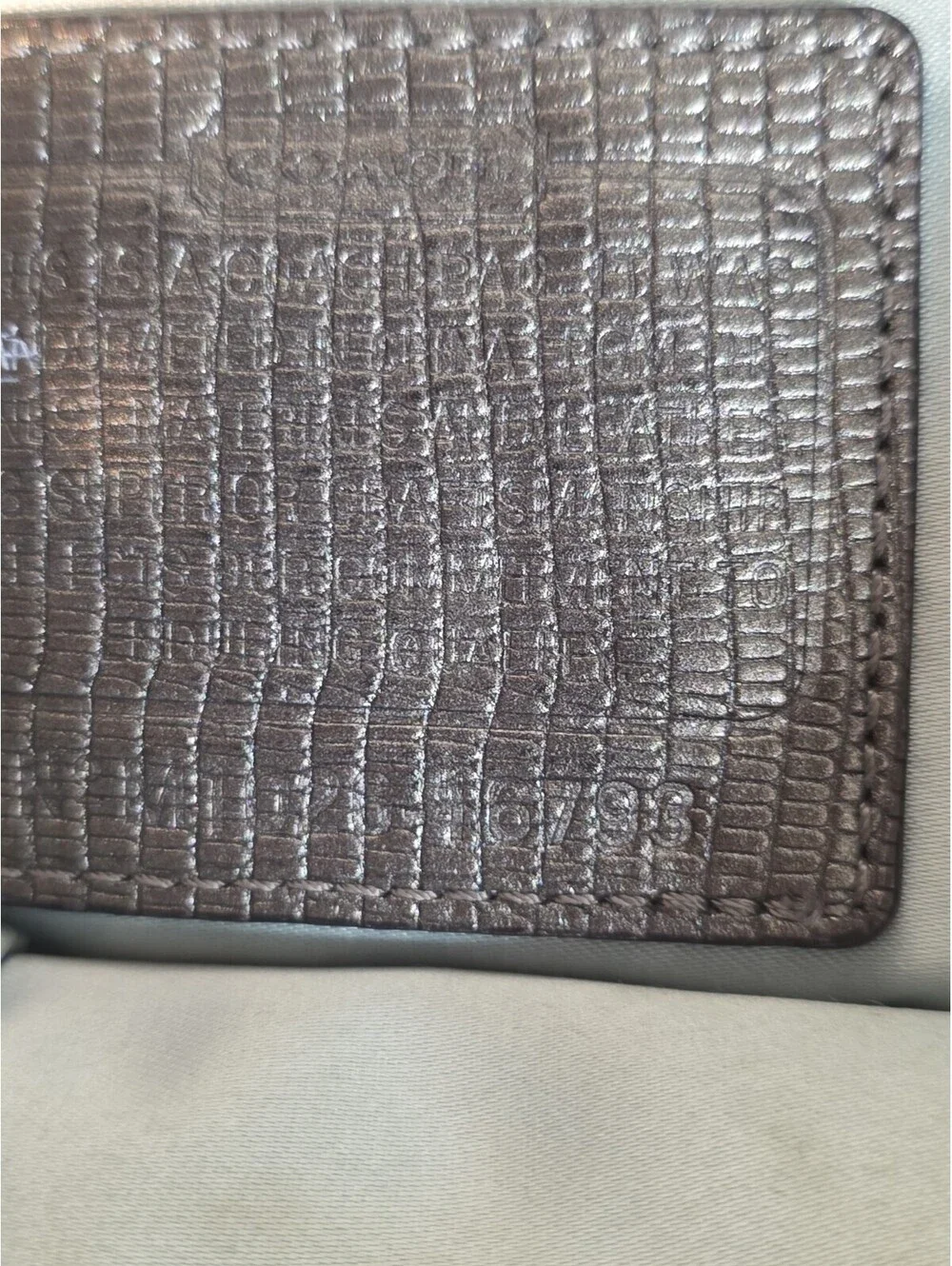 Coach Op Art Ombre Kristen Shoulder Bag Purse 16793 Gray White